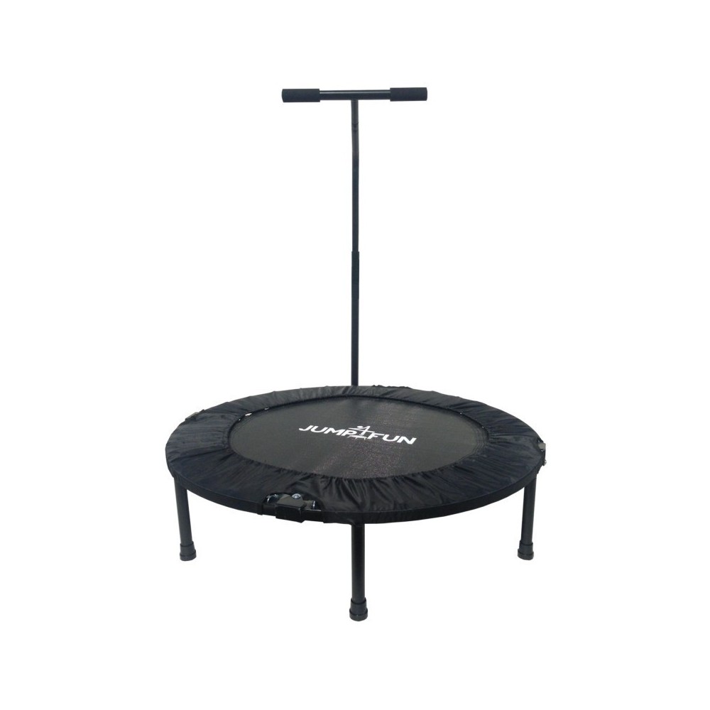 Trampoline fitness pliable 90 cm poignée réglable en hauteur en forme de T