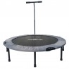 Trampoline fitness pliable 120 cm poignée réglable en hauteur en forme de T