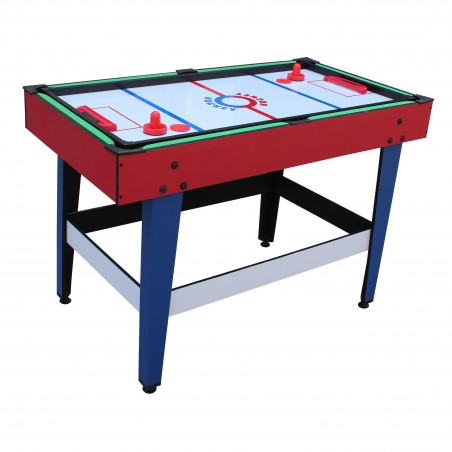 Table Multi-Jeux 12 en 1 avec plateaux de jeux modulables, Billard, Babyfoot, Ping-Pong, Hockey...