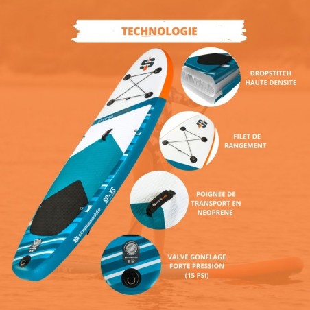 XS 9'2 PACK STAND UP PADDLE