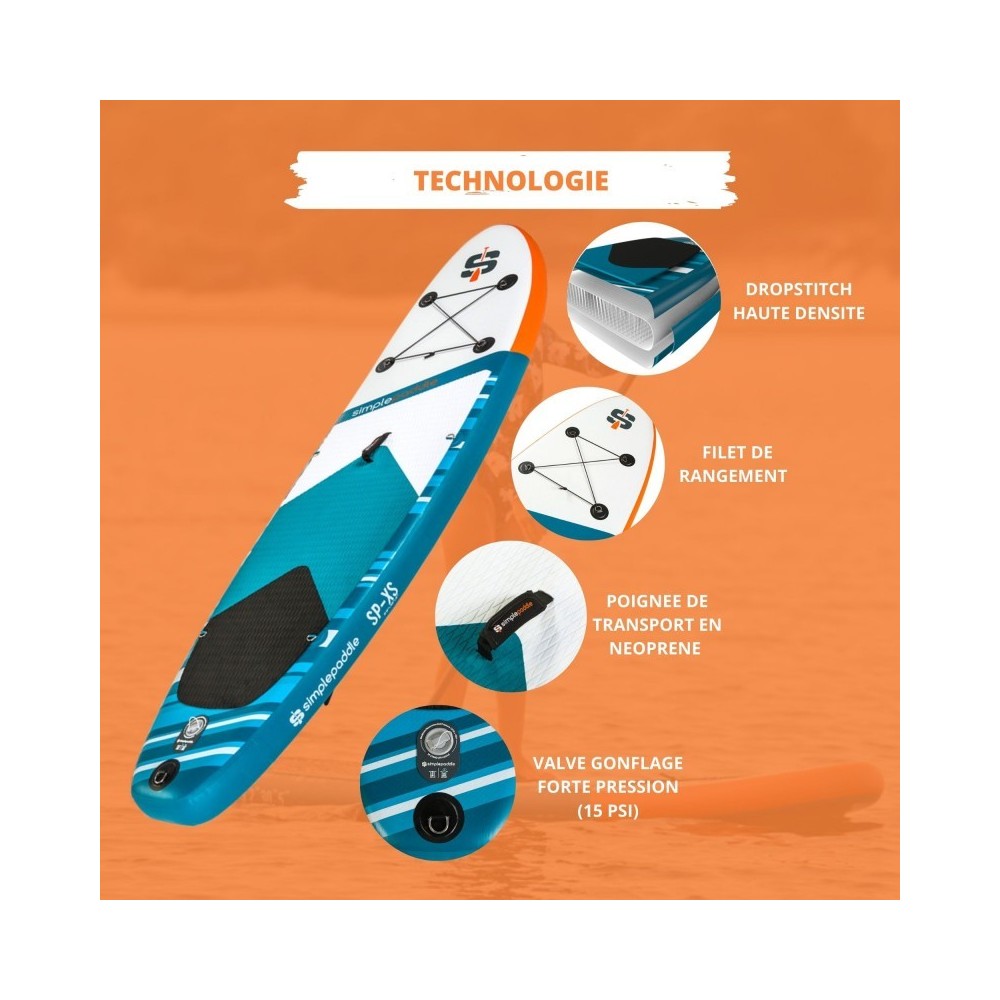 XS 9'2 PACK STAND UP PADDLE