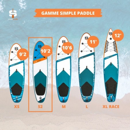 S2 10'2 PACK STAND UP PADDLE