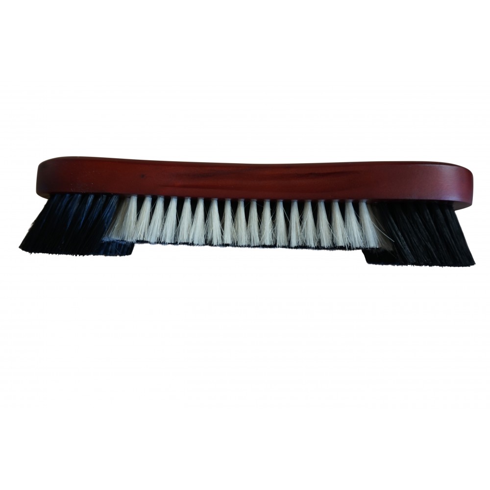 Brosse de Billard - Crins de cheval - 10 1/2" - Noir et Blanc