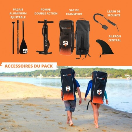 S2 10'2 PACK STAND UP PADDLE