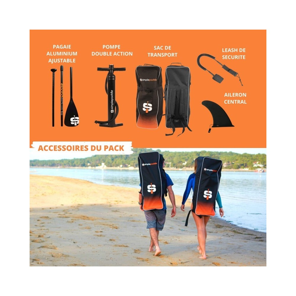 S2 10'2 PACK STAND UP PADDLE