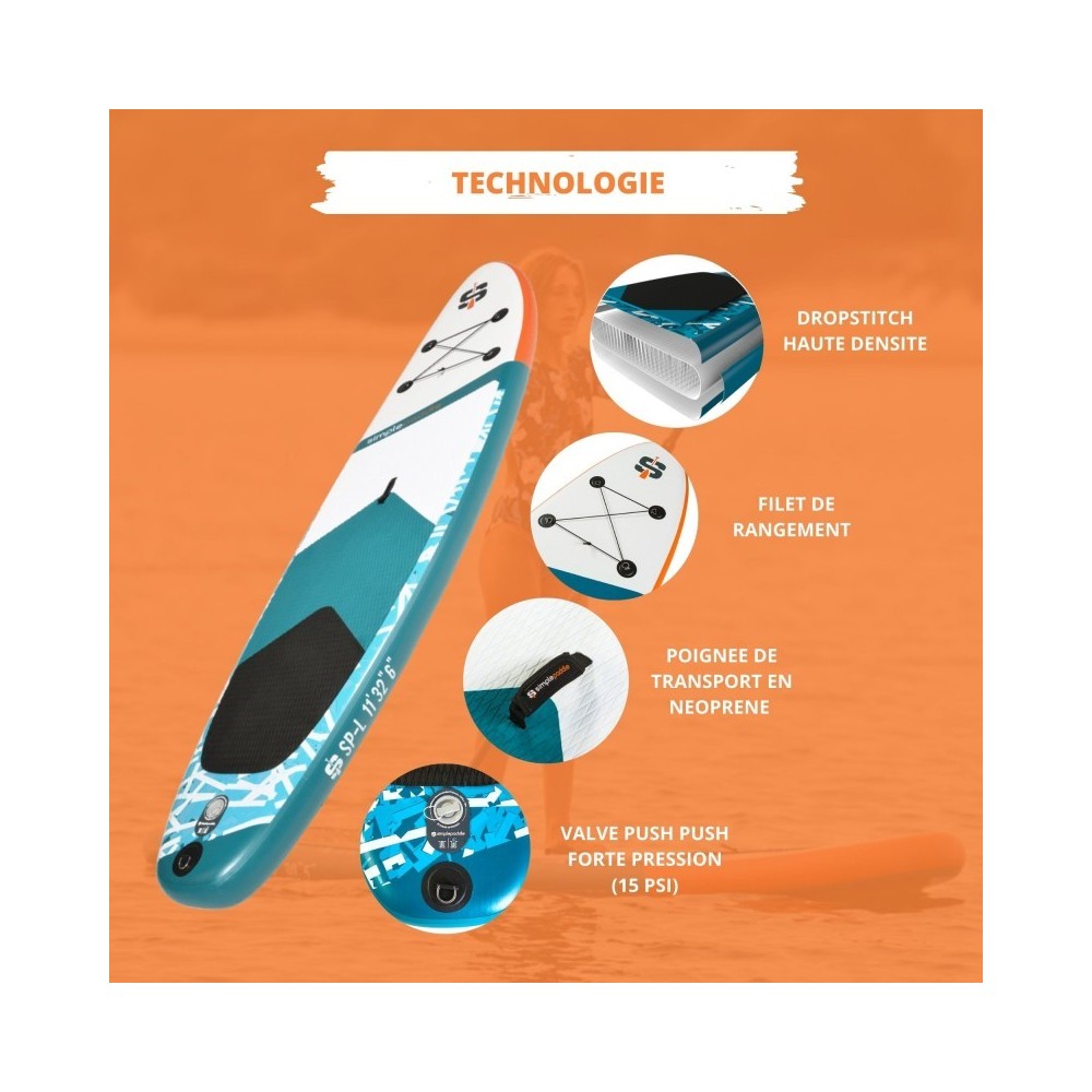 L 11' PACK STAND UP PADDLE