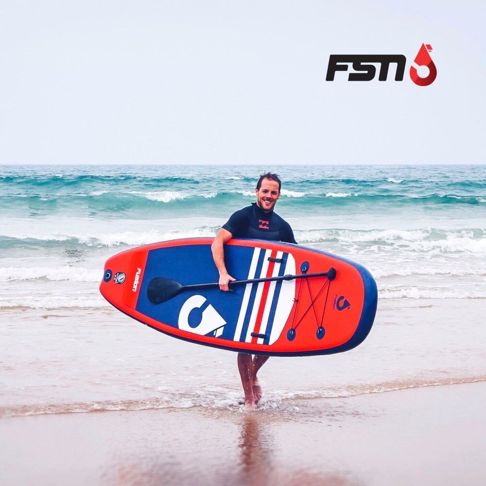 Paddle Gonflable VULK 9'8 31'' 5'' (295 x 81 x 13 cm ) avec pagaie, leash, pompe et sac de transport