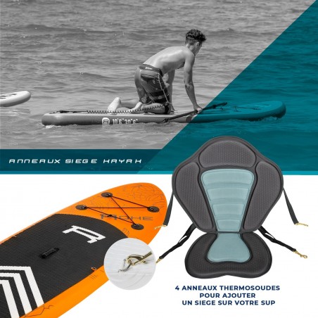 Pack Stand Up Paddle Gonflable 9'0 - Havane 2 ROHE 9' x 30" x 5" (274x76x13 cm) - avec accessoires
