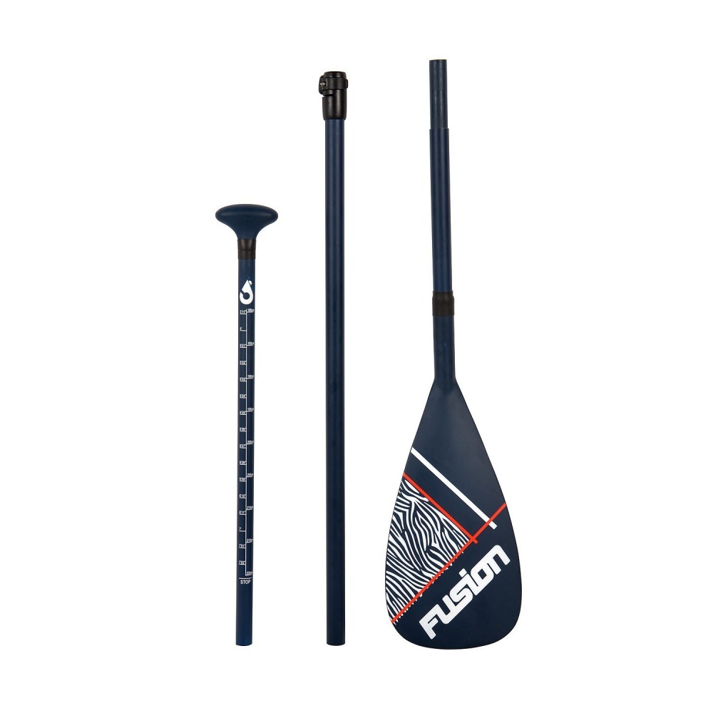 Pagaie Advanced de Stand up Paddle réglable de 175 à 215cm en fibre et carbonne, démontable en 3, FUSION