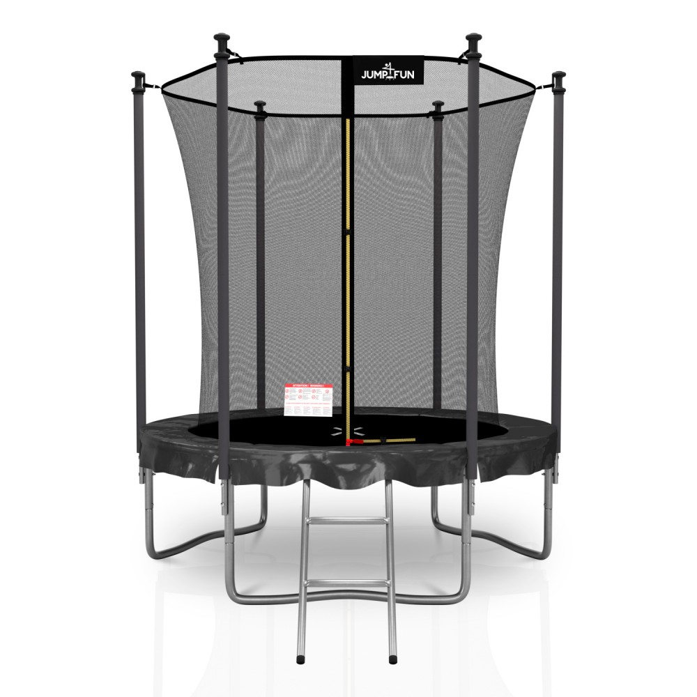 Trampoline extérieur Classique ø185 cm- 6FT- Filet intérieur, Matelas de protection réversible et Echelle