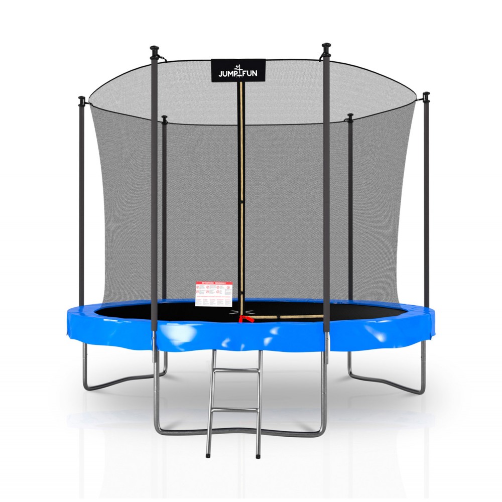 Trampoline extérieur Classique ø 305 cm- 10FT- Filet intérieur, Matelas de protection réversible et Echelle