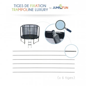 Set de tiges de connexion pour filet Luxury Semi-Pro 8FT