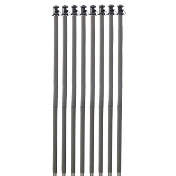 Pack de 8 Mousses de protection des Perches - Trampoline - 14FT - 427cm - Noir