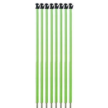 Pack de 8 Mousses de protection des Perches - Trampoline - 12FT - 366cm - Vert Pomme