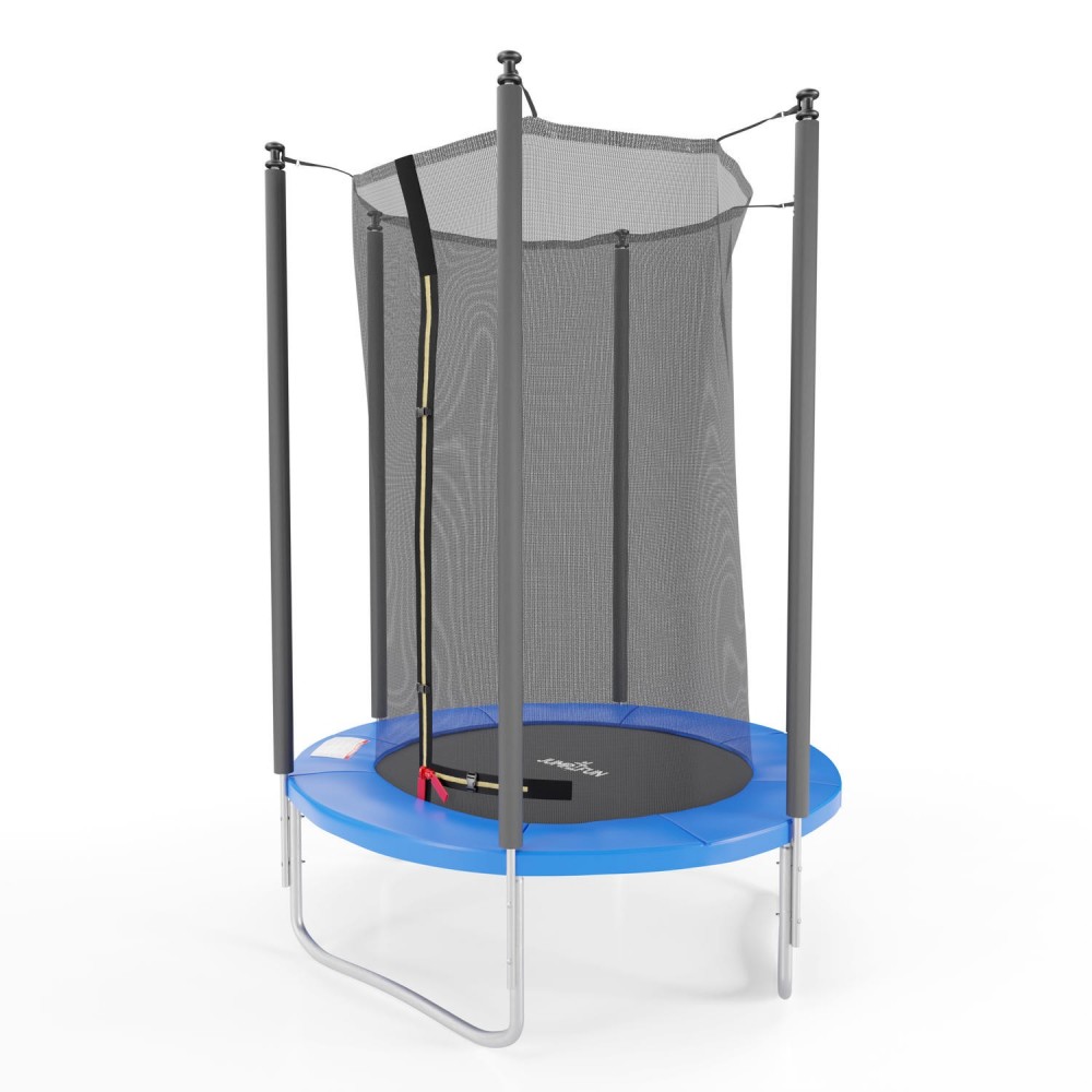 Trampoline extérieur 150 cm - filet de sécurité + matelas de protection + echelle - norme EU