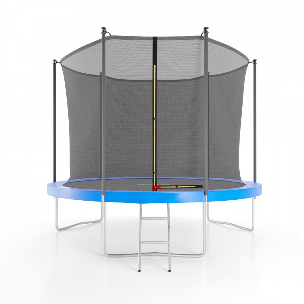 Trampoline de jardin ø 305 cm- 10FT- Filet intérieur, Matelas de protection et Echelle